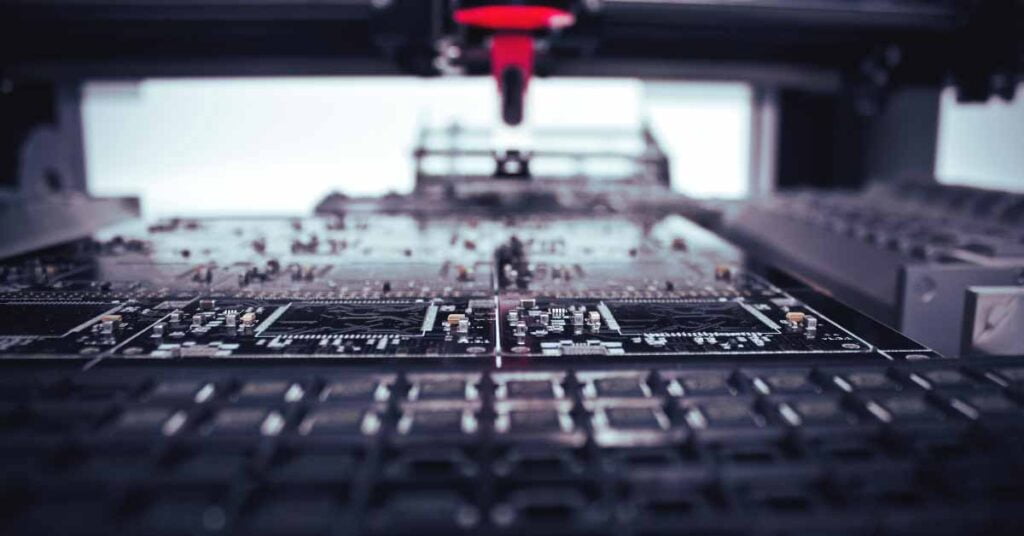 Image of harddrive manufacturing process