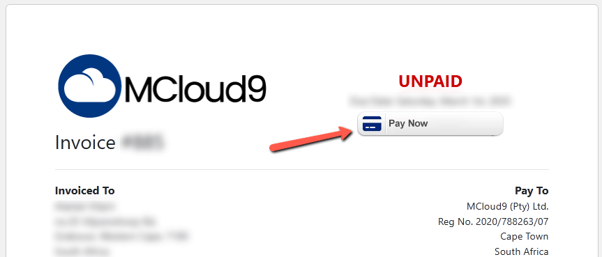 View and pay your invoice
