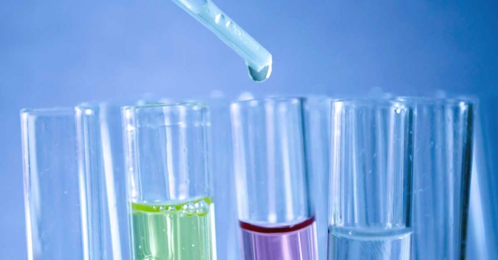 Image of multiple test tubes being used in experiment