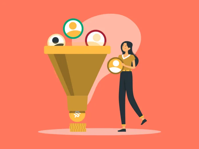 Image of a person standing next to a funnel to whitelist email in cPanel