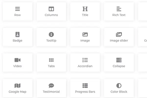 MCloud9 Website Builder Widgets
